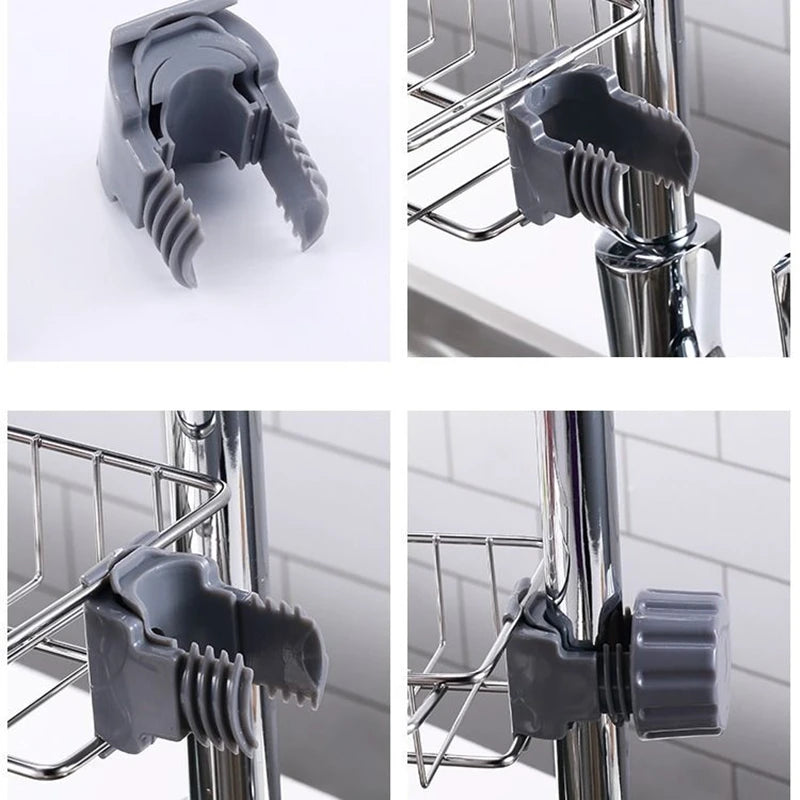 stainless steel sink rack & organizer - nivoland