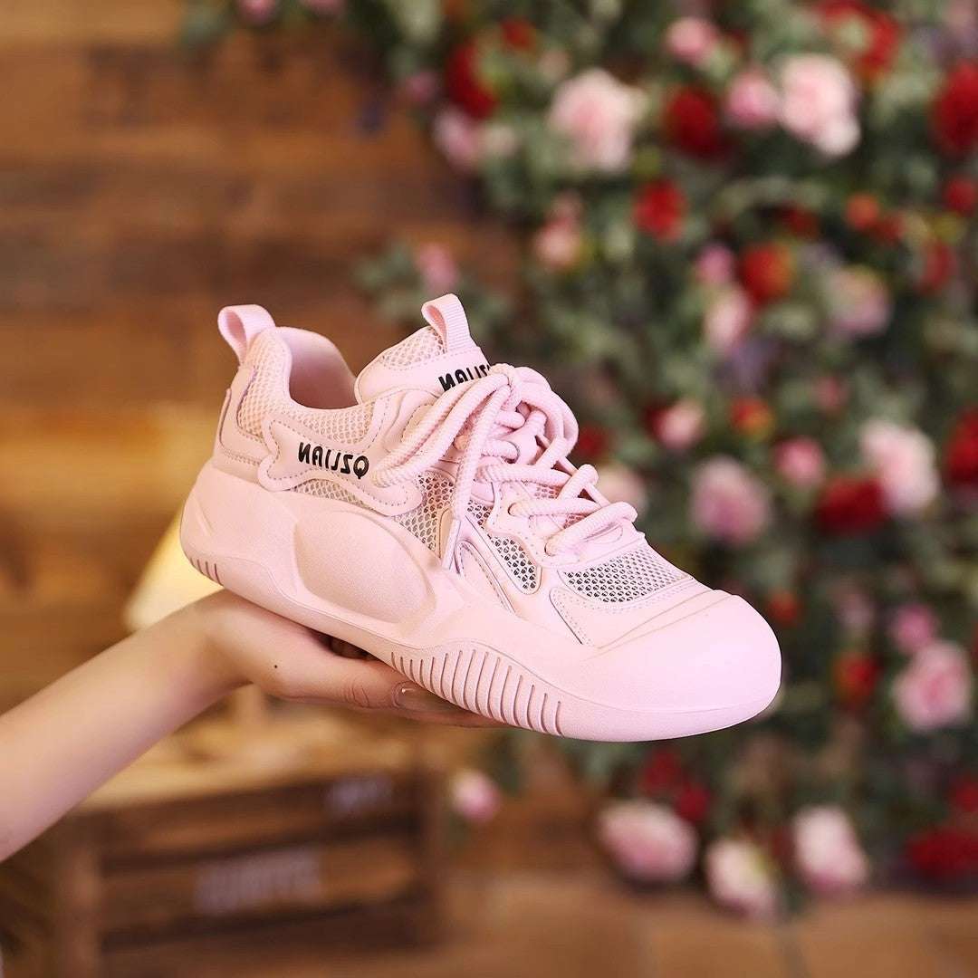 retro mesh casual sneakers - nivoland