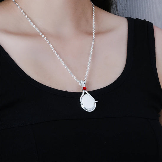 h2o mermaid pendant necklace – unisex, hypoallergenic & ocean-inspired charm