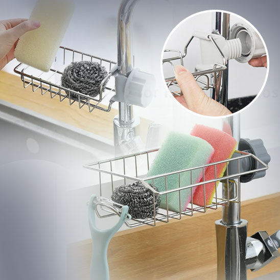 stainless steel sink rack & organizer - nivoland