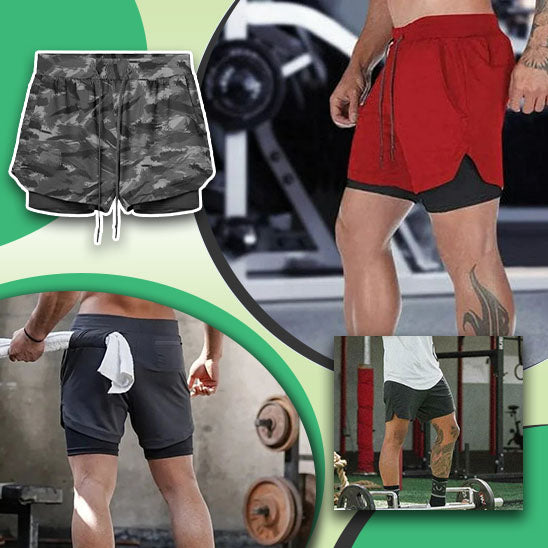 quick dry running basketball 2-in-1 gym shorts - nivoland