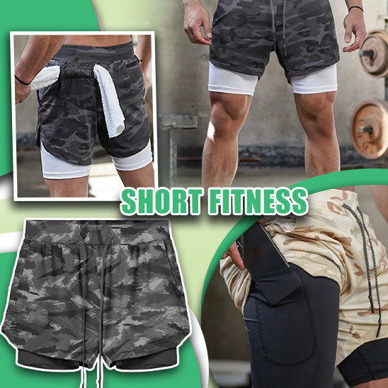 Quick Dry Running Basketball 2-in-1 Gym Shorts - NivoLand