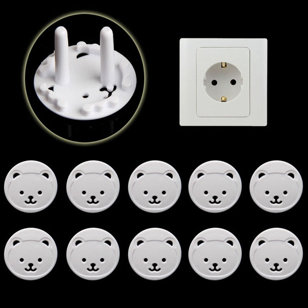 10 Pcs of Protection Power Socket Electrical Outlet Baby Kids Child (For EU ONLY) - NivoLand