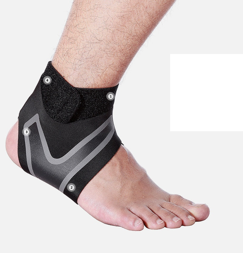Ankles, adjustable protective strap against sprains, arthritis and pain relief - NivoLand