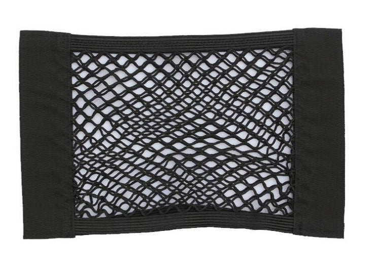 car back rear trunk organizer net mesh seat - nivoland