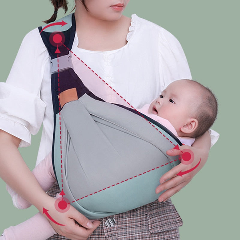 baby carrier wrap multifunctional, baby carrier ring sling - nivoland