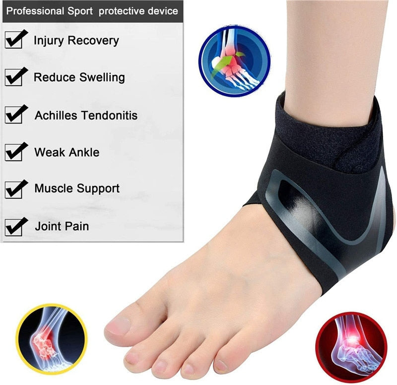 ankles, adjustable protective strap against sprains, arthritis and pain relief - nivoland