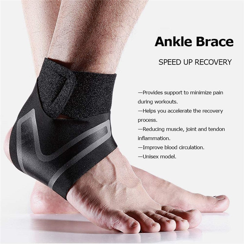 Ankles, adjustable protective strap against sprains, arthritis and pain relief - NivoLand