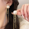 Cotton bead tassel-gold