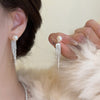 Pearl tassel-silver