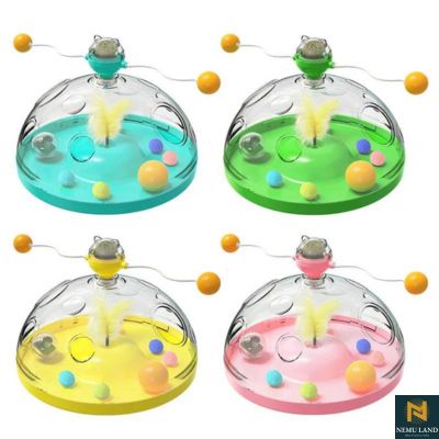 Interactive Cat Puzzle Feeders & Toys with Catnip - NivoLand