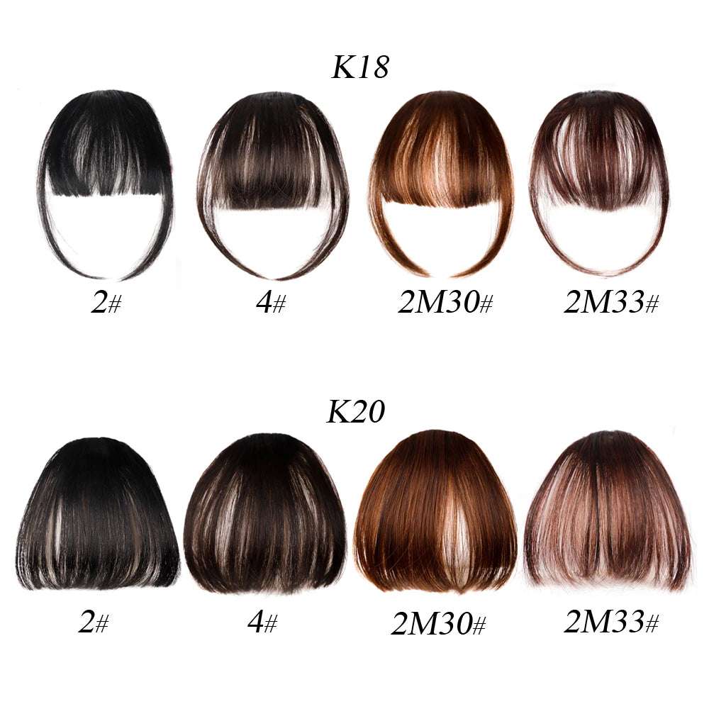 Synthetic Air Bangs For Women - NivoLand