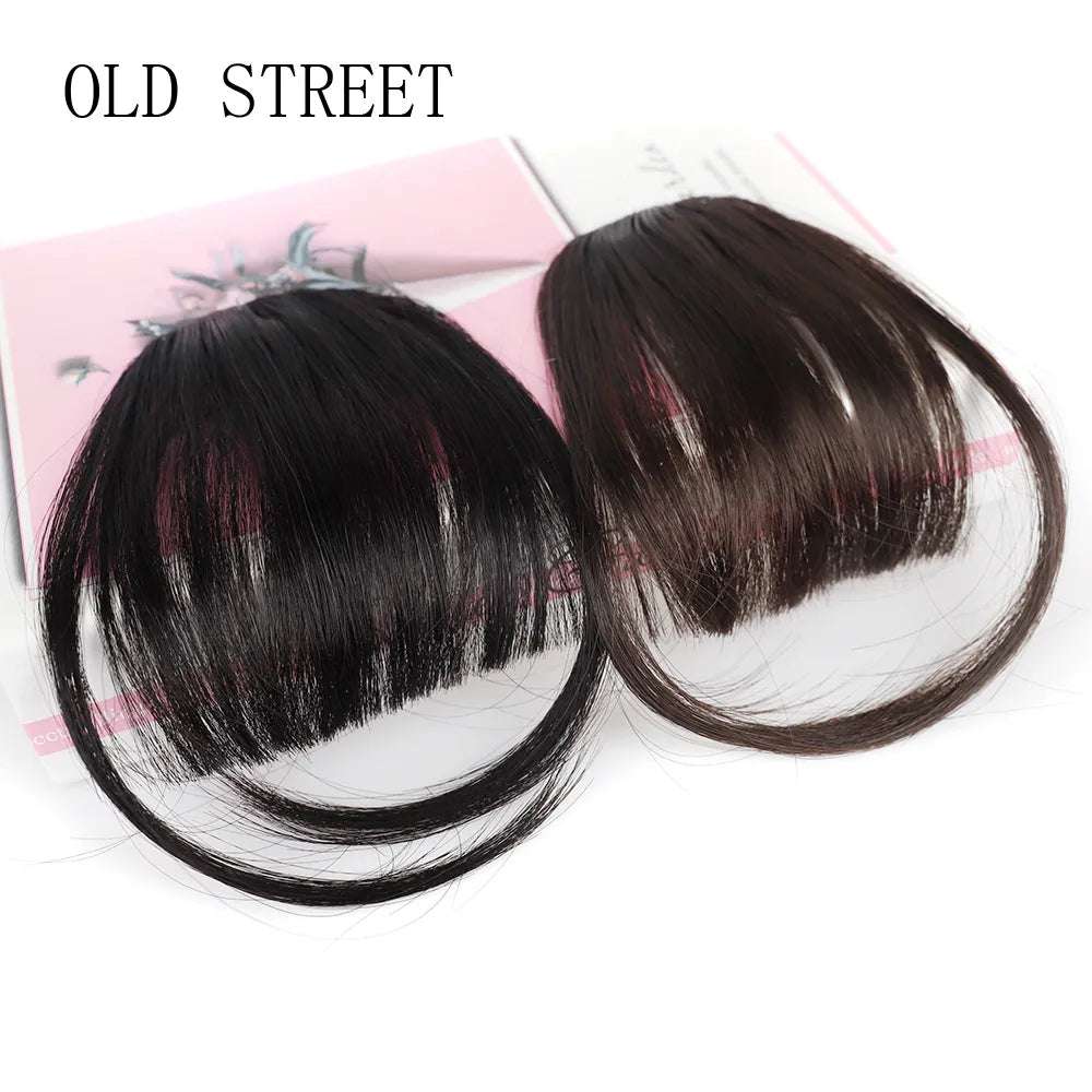 Synthetic Air Bangs For Women - NivoLand
