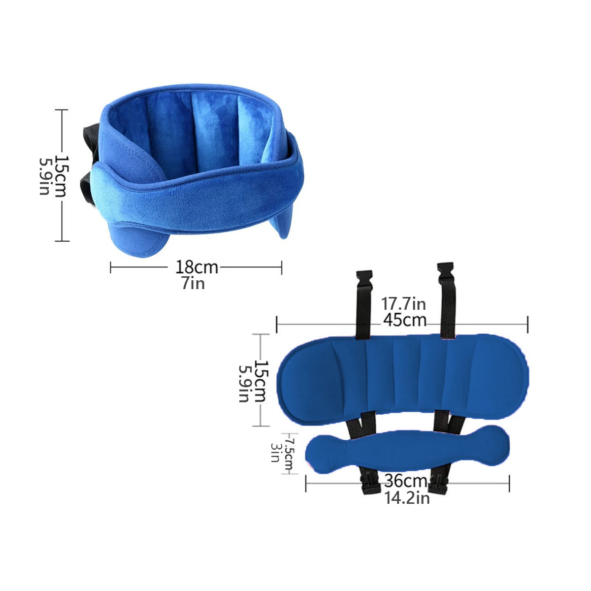 Adjustable Baby Car Seat Head Support 🚗 - NivoLand