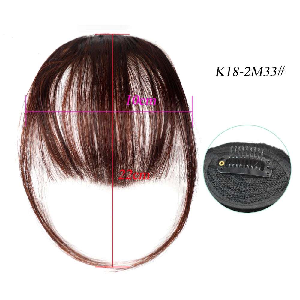 Synthetic Air Bangs For Women - NivoLand