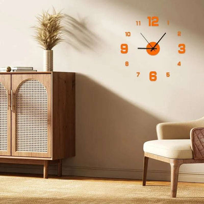 DIY Frameless Wall Clock - NivoLand