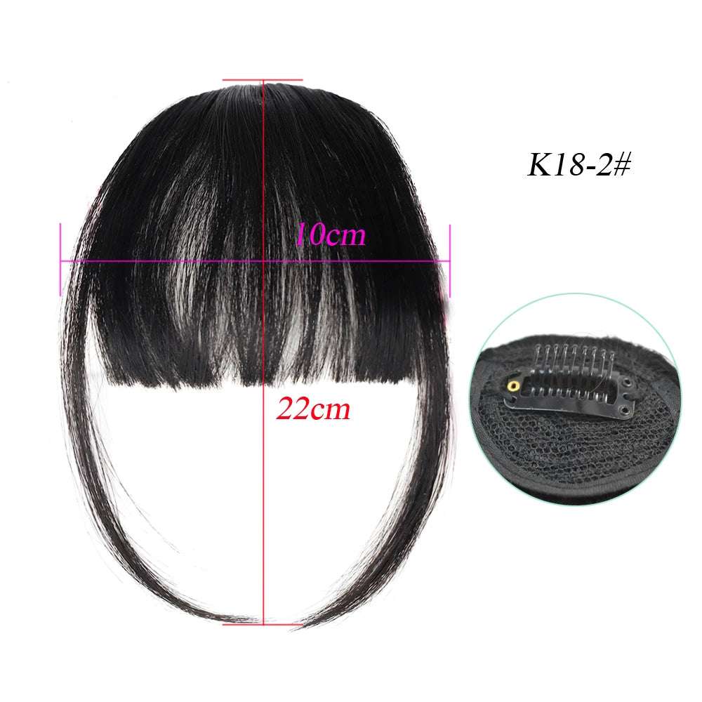 Synthetic Air Bangs For Women - NivoLand