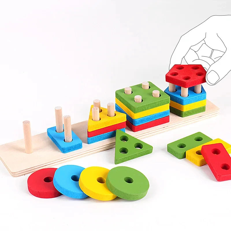 Montessori Wooden Educational Toys - Spark Creativity! 🌟 - NivoLand
