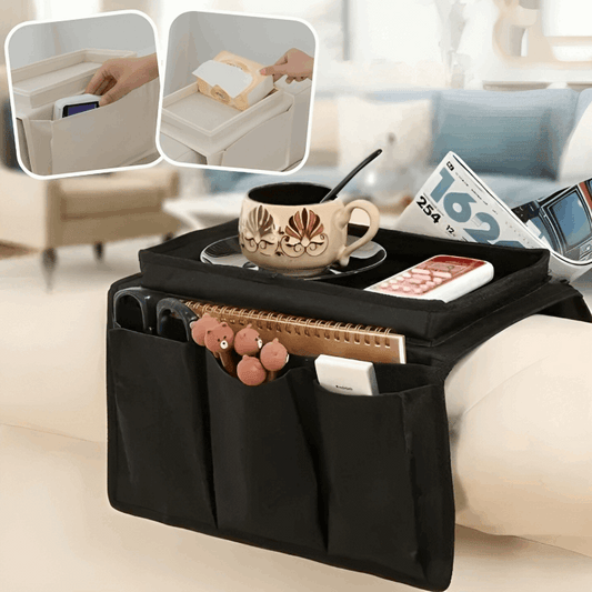 ﻿Sofa Arm Organizer Bag with 6 Pockets - NivoLand