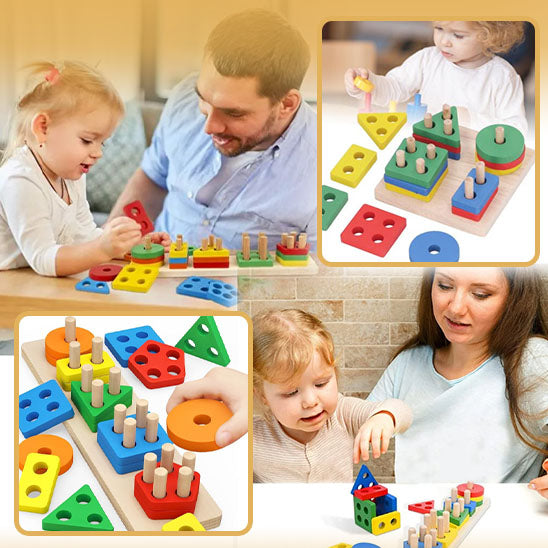 Montessori Wooden Educational Toys - Spark Creativity! 🌟 - NivoLand